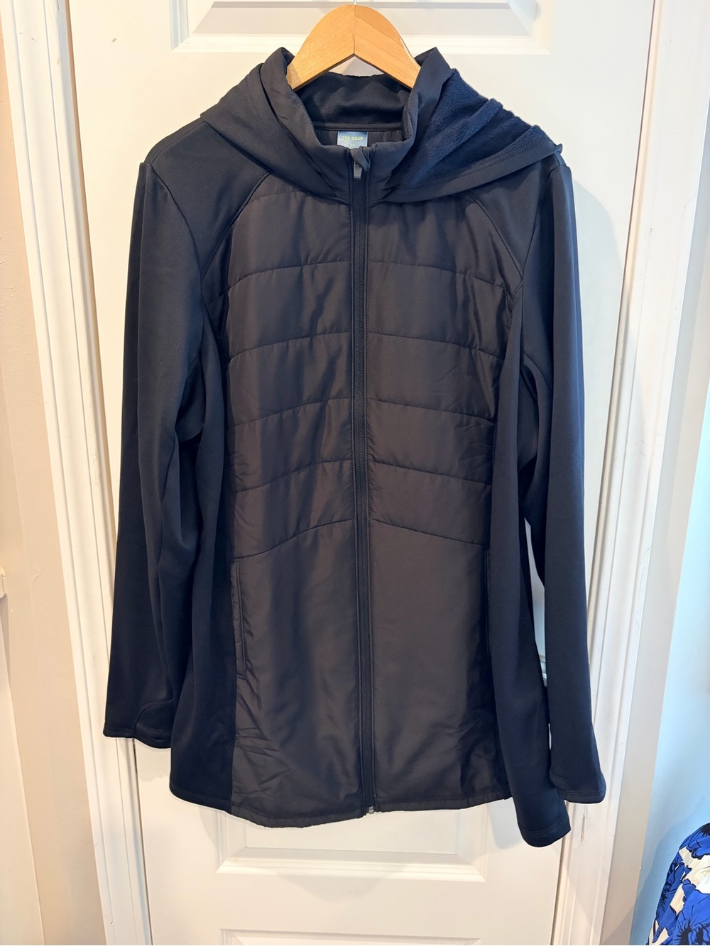Tek Gear Women’s Hooded Mixed Media Long Jacket